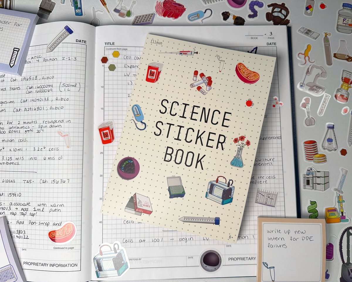 Science Sticker Paper Science Sticker Book – Illeun