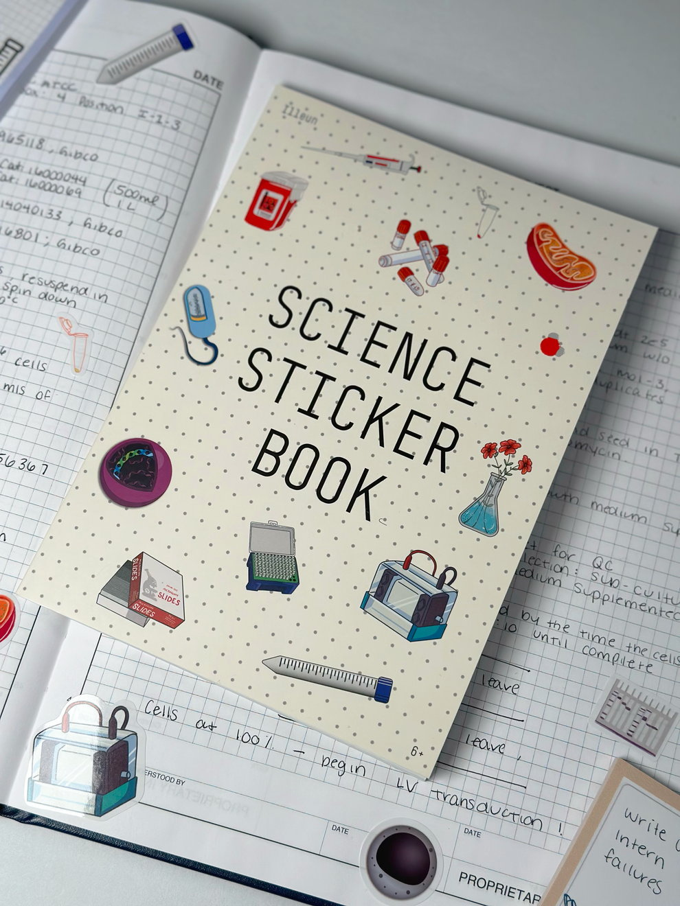 Science Sticker Paper Science Sticker Book – Illeun
