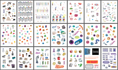 Science Sticker Book