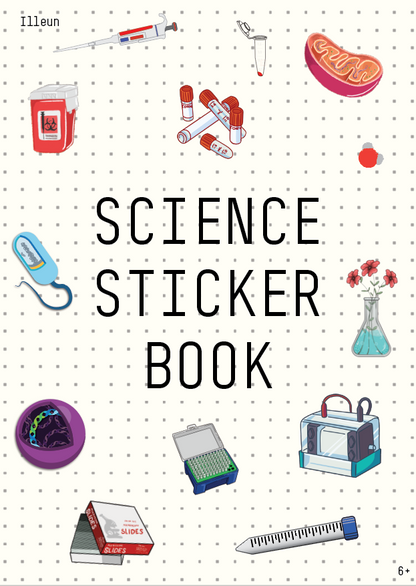 Front Cover of Science Sticker Book