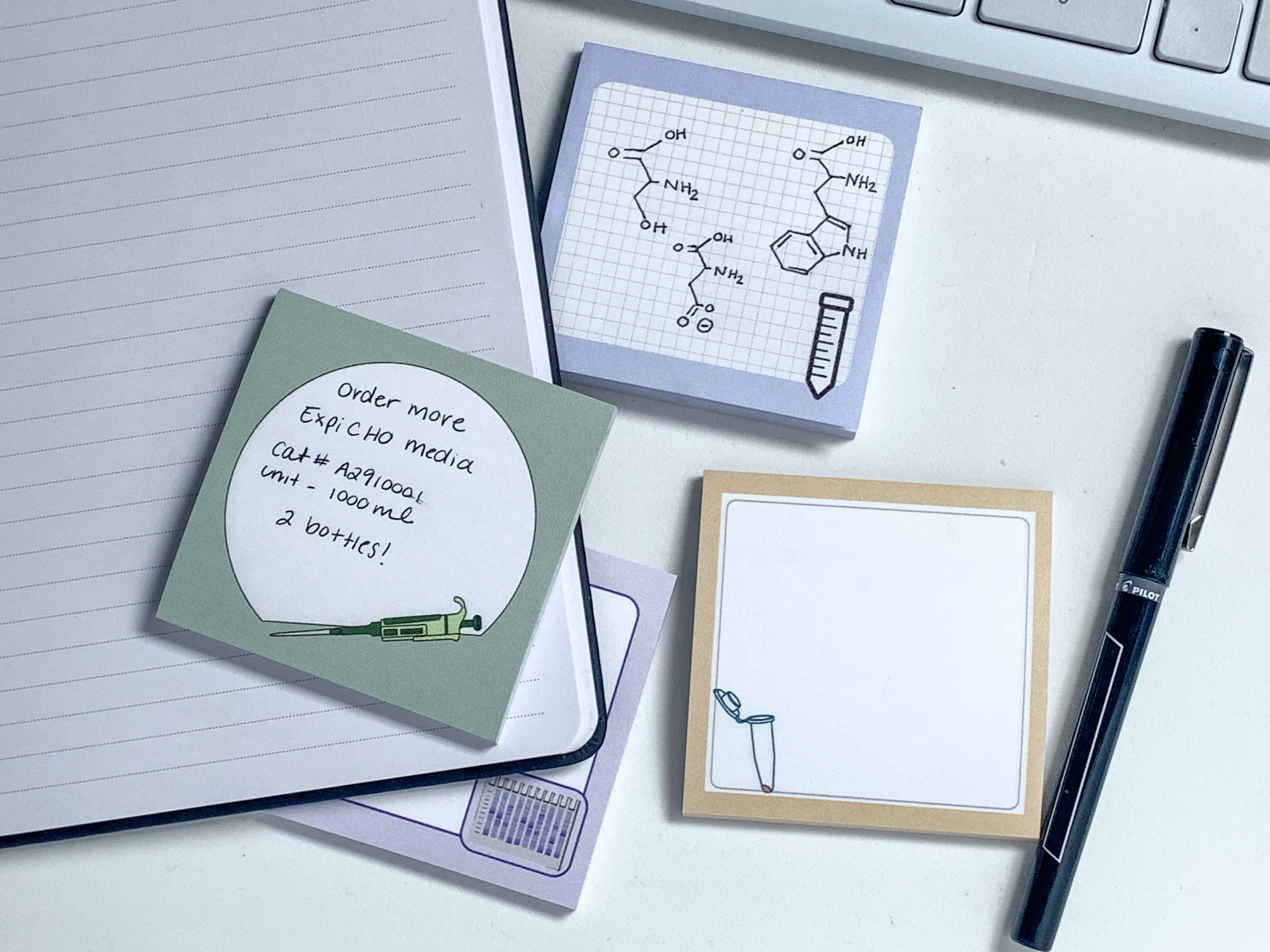 Science Post-It® Notes | Illeun Science Office Supplies